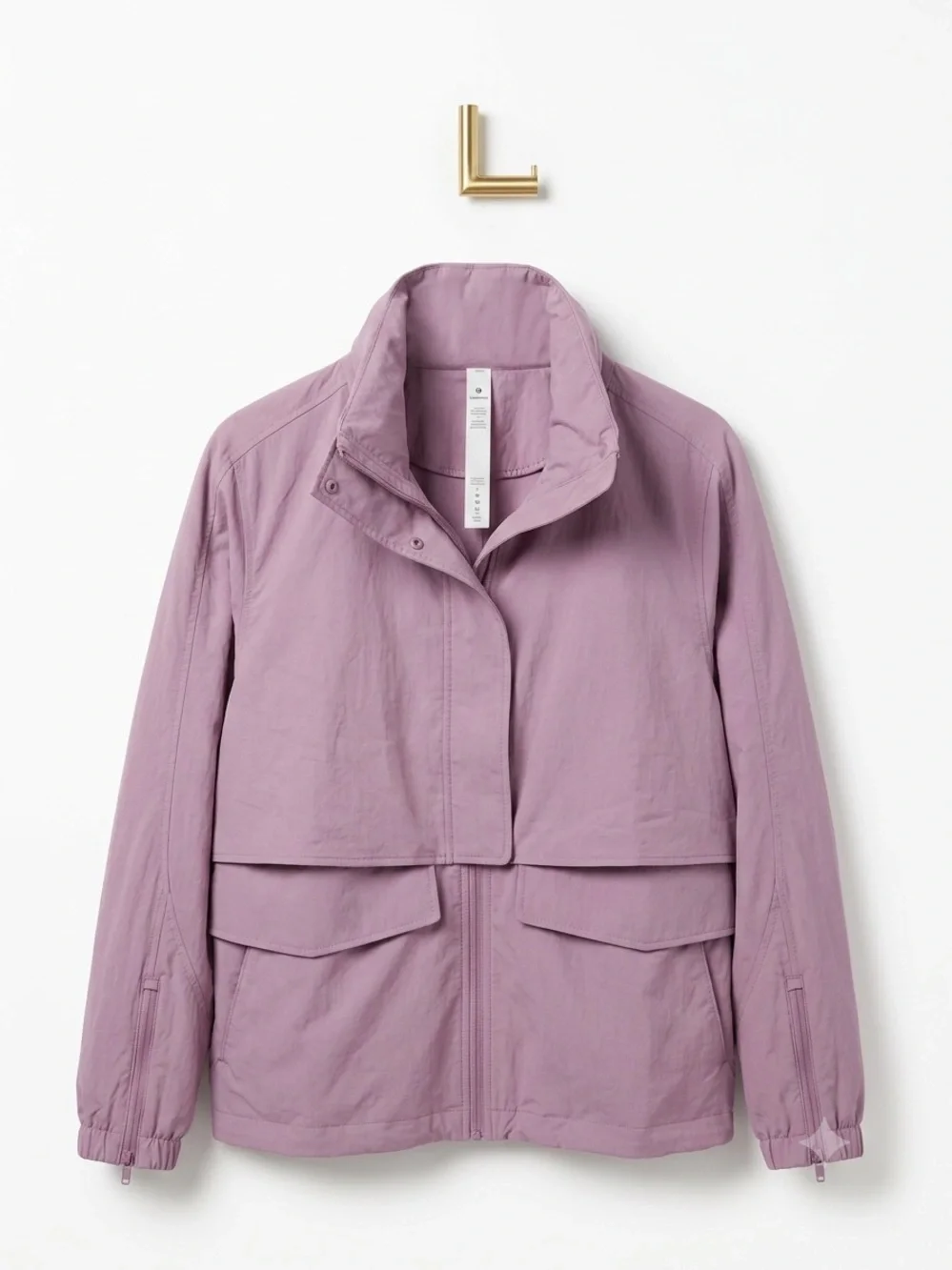 Lululemon Women Size 10 Purple Full Zip Activewear Jacket Hoodie Windbreaker